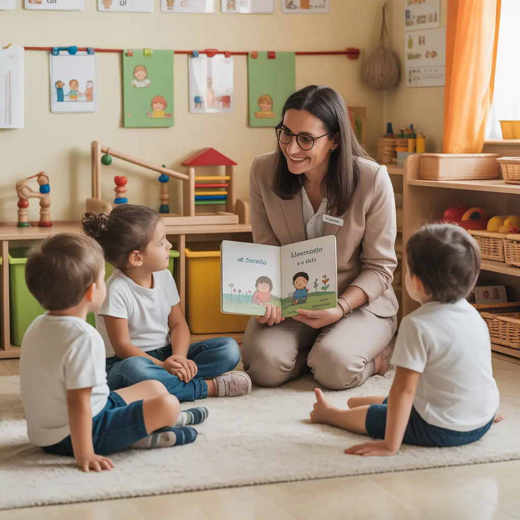 Insegnante di asilo Image