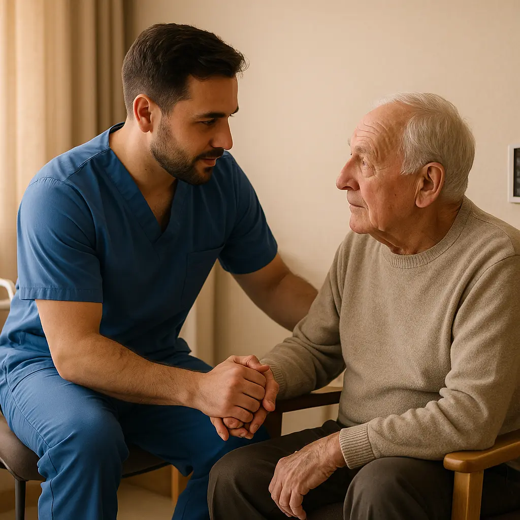 Assistente infermieristico per la cura dei pazienti Image