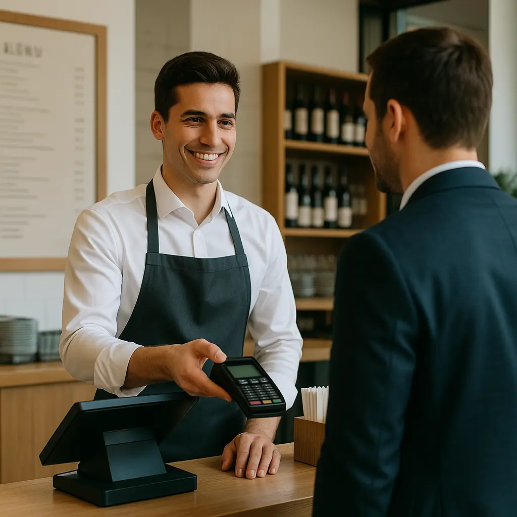 Cassiere di ristorante Image