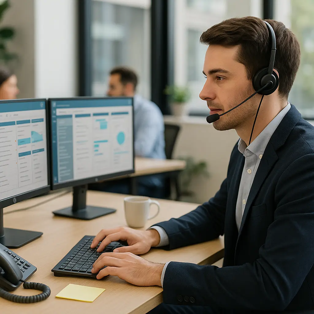 Assistente di call center Image