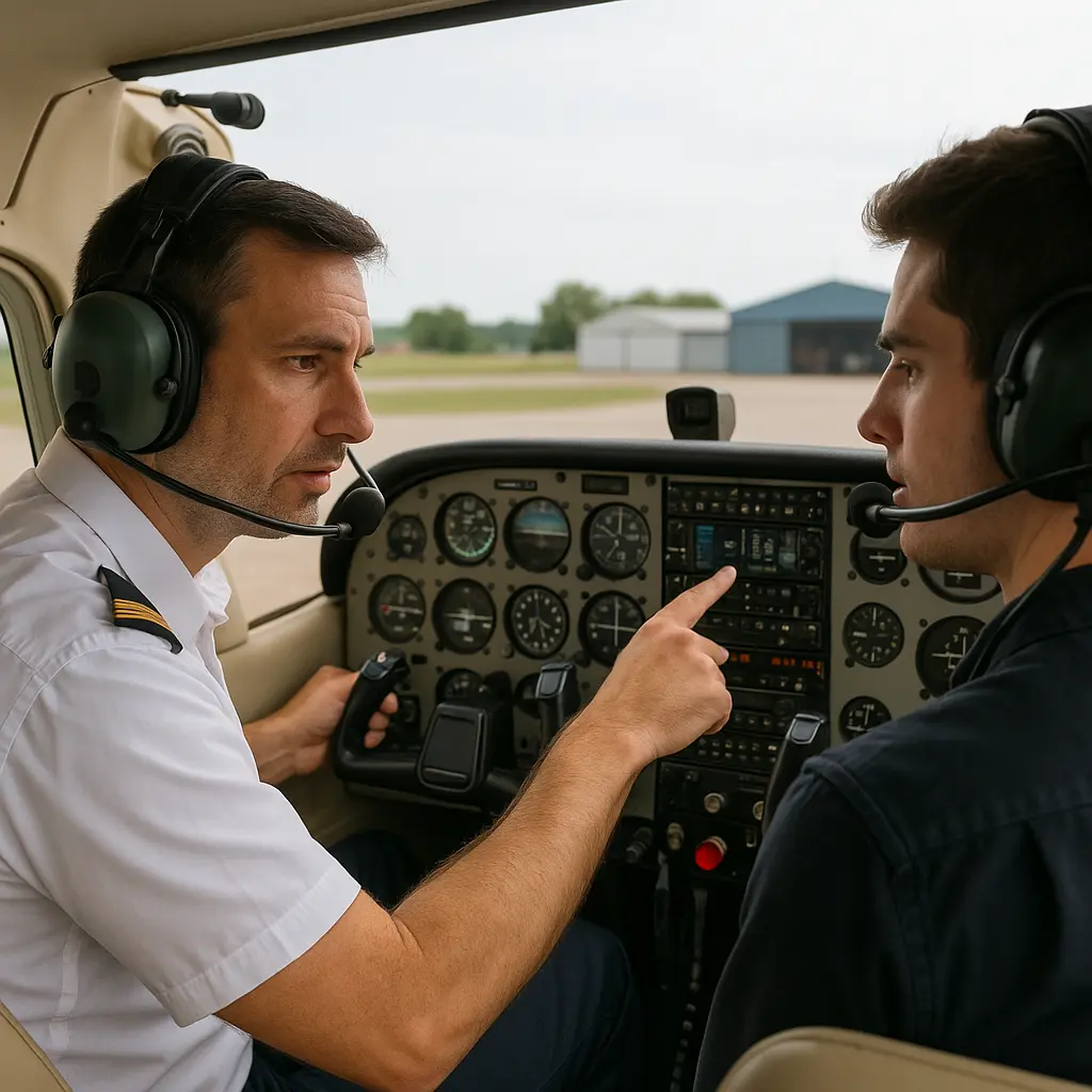Istruttore di volo civile Image