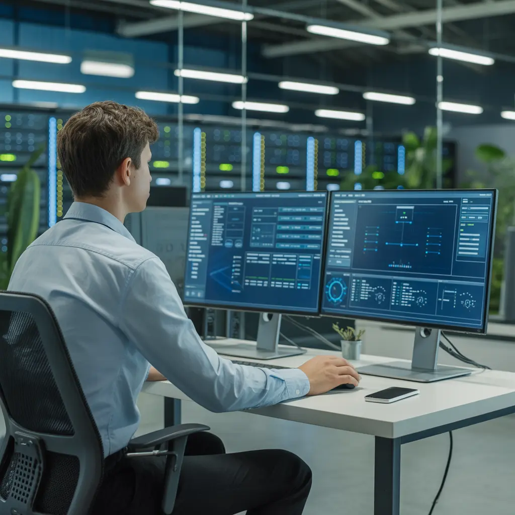 Operatore di sistemi di rete Image