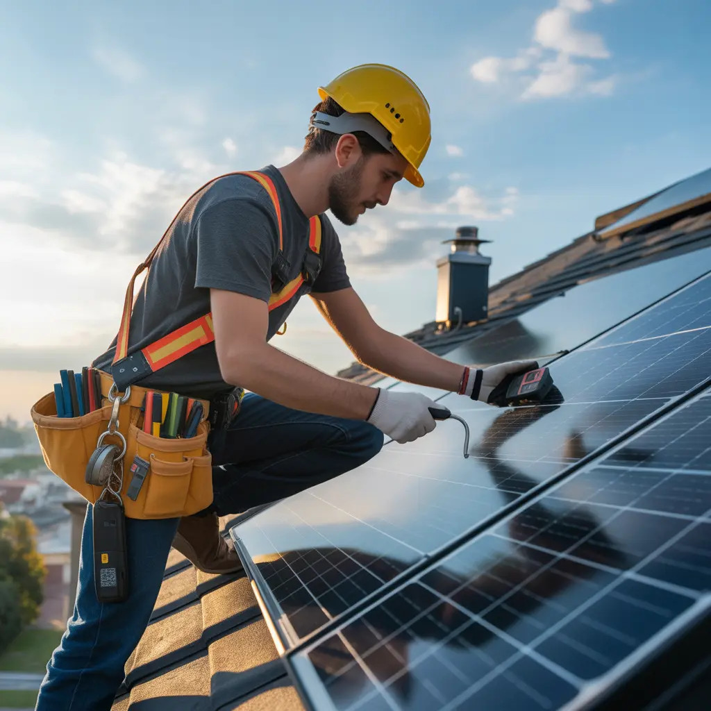 Tecnico di Installazione Solare Image