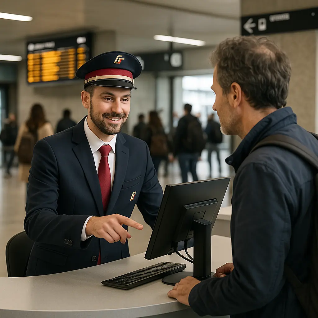 Addetto alla stazione Image