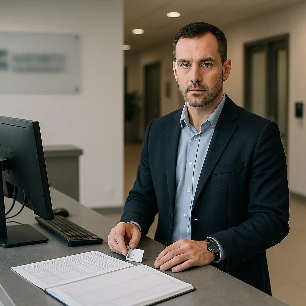 Assistente alla sicurezza del personale Image