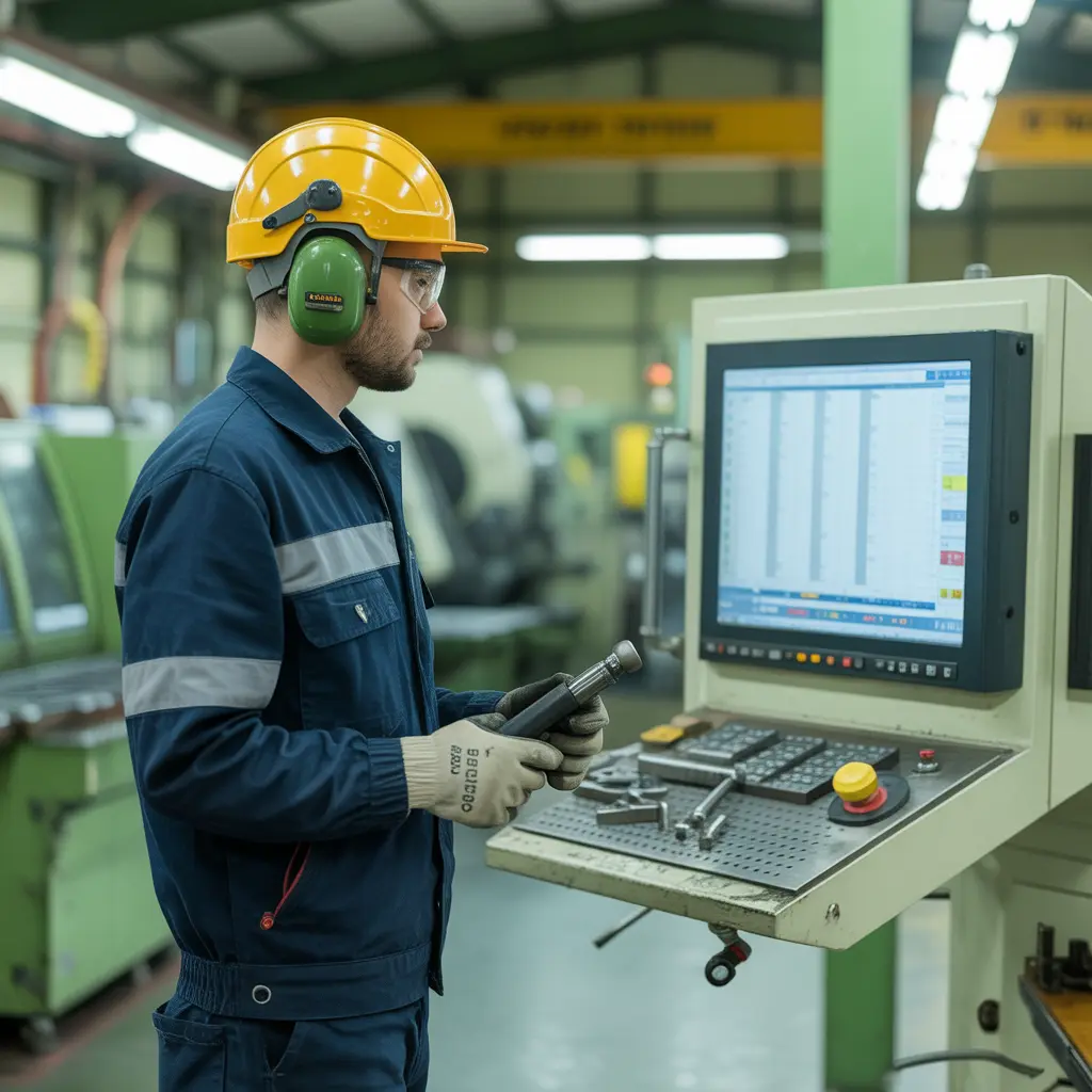 Operatore di macchine per la lavorazione Image