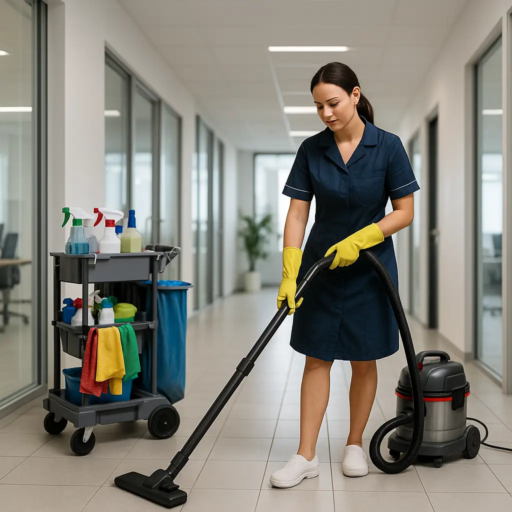 Addetta alle pulizie Image