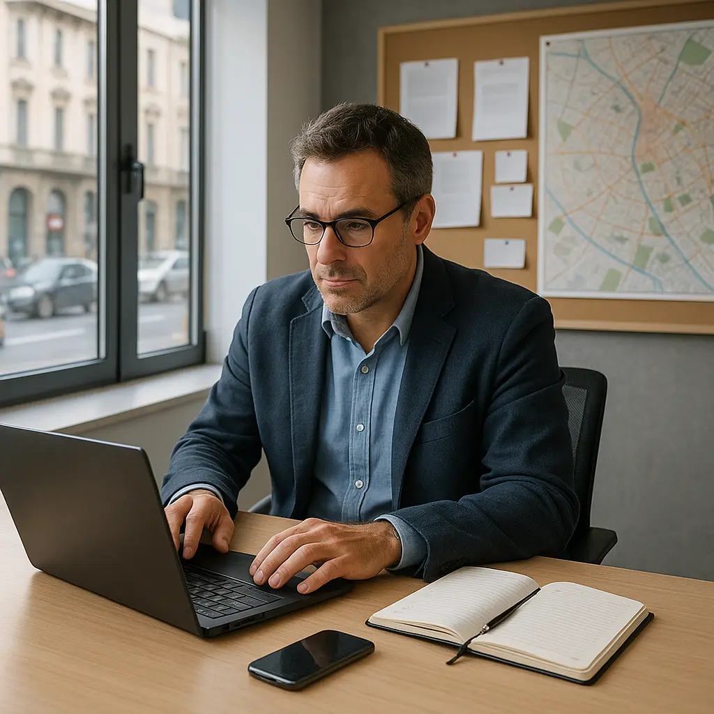 Redattore di città Image