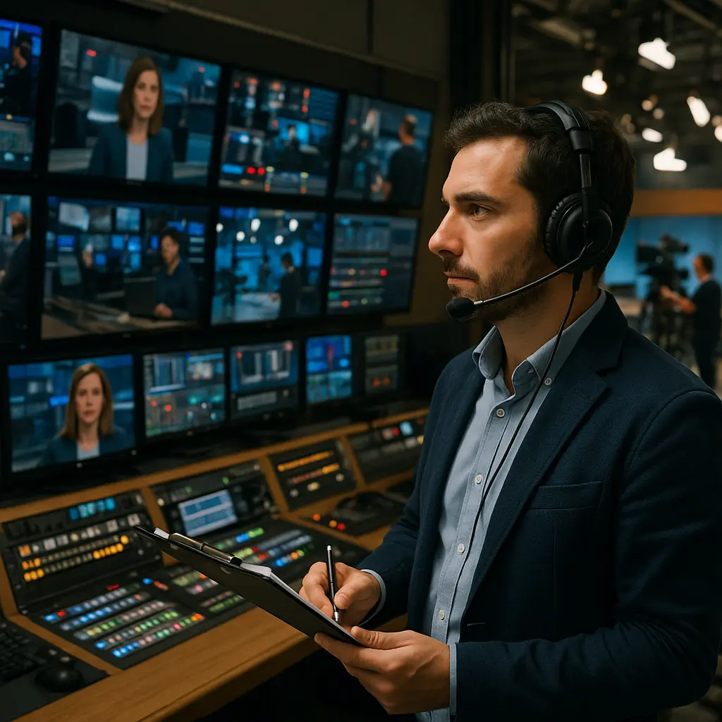 Assistente di produzione televisiva Image