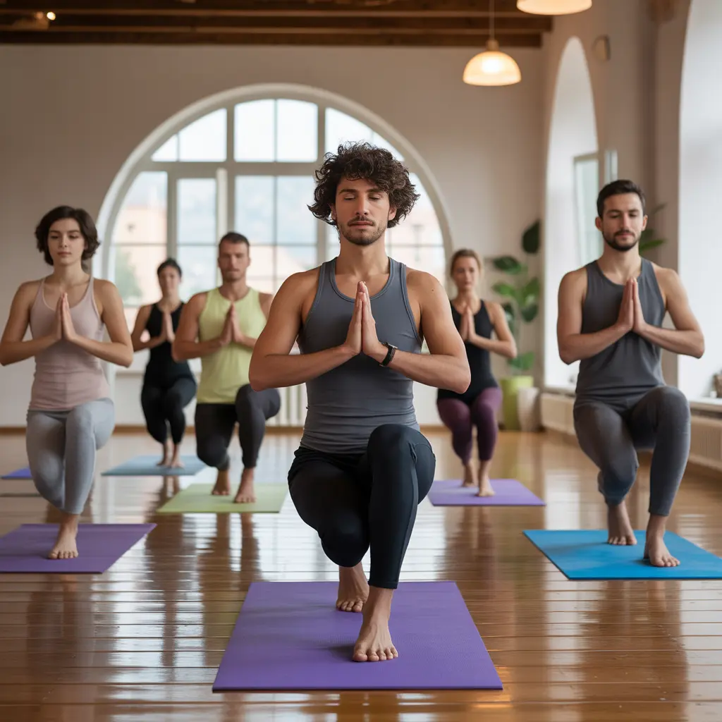 Istruttore di yoga Image