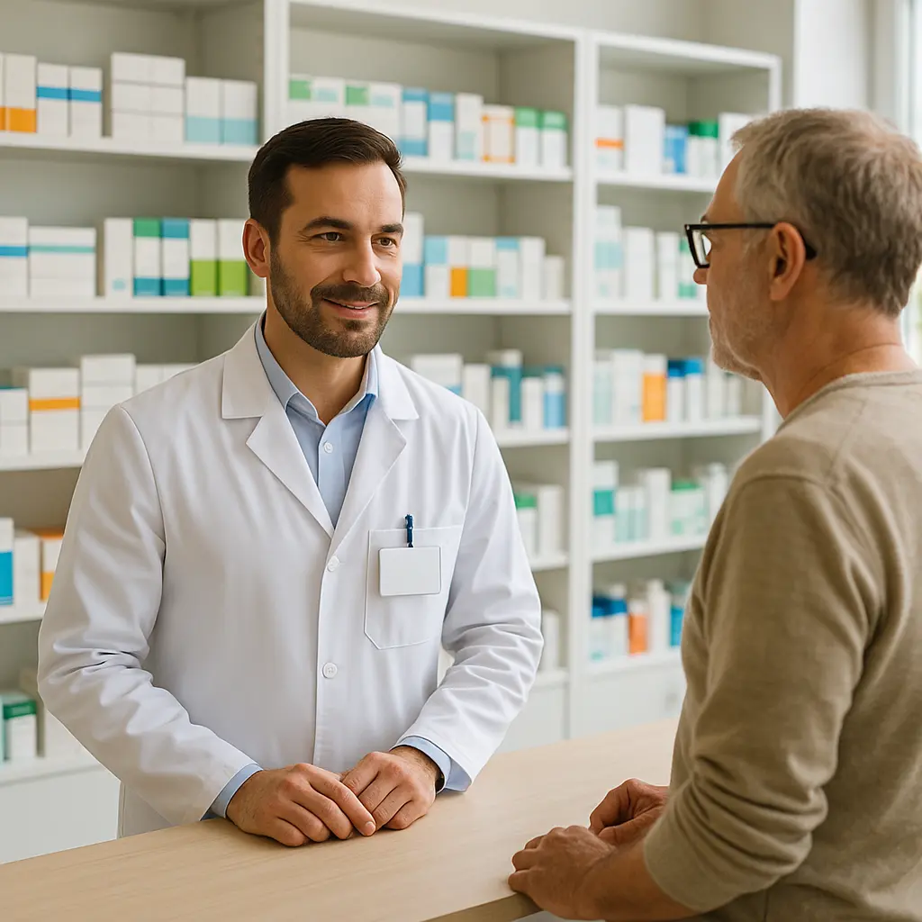 Venditore di medicinali Image