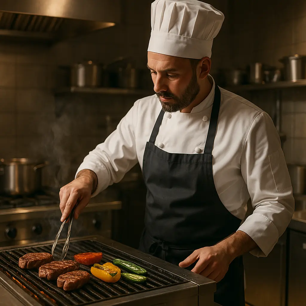 Cuoco alla griglia Image