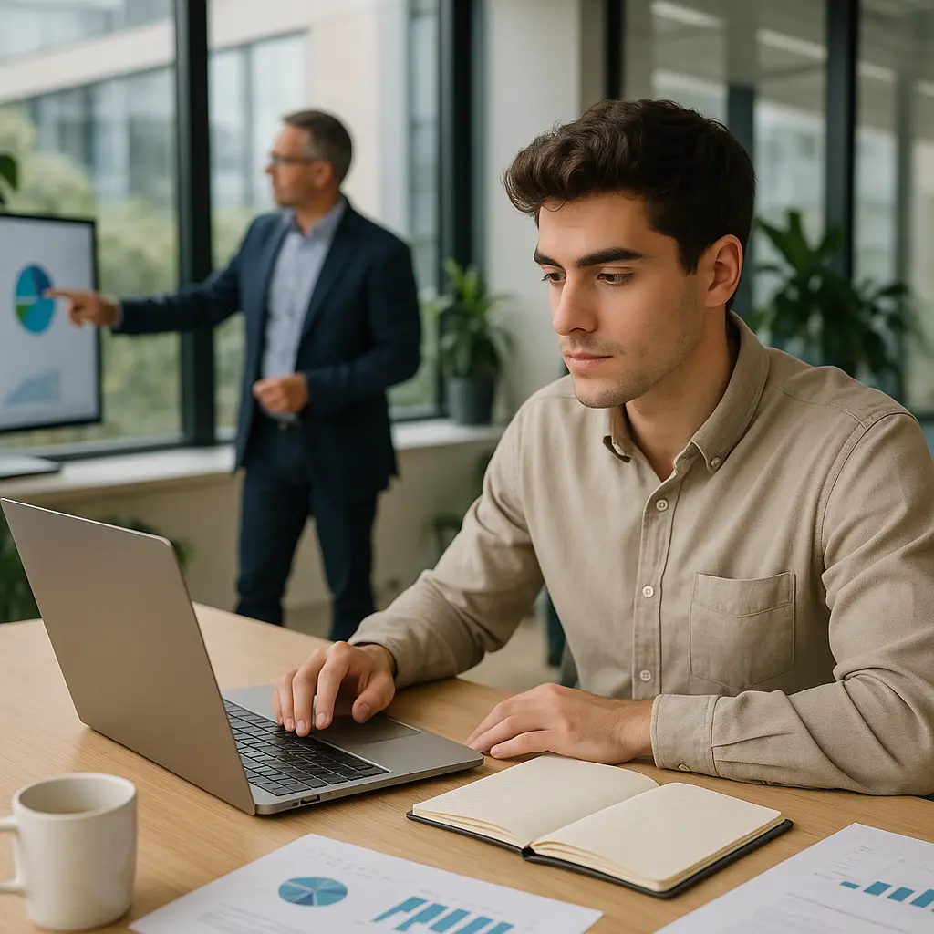 Tirocinante in business Image