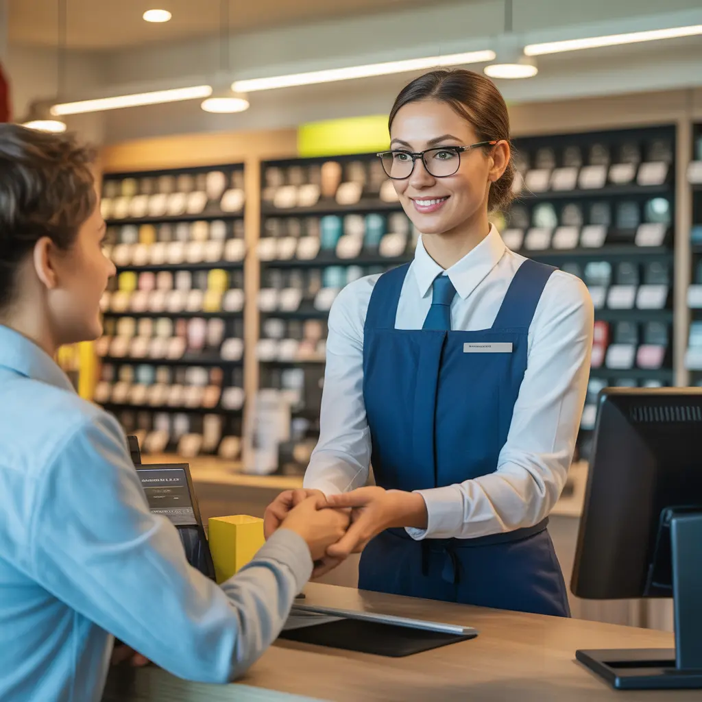 Commesso di servizio Image