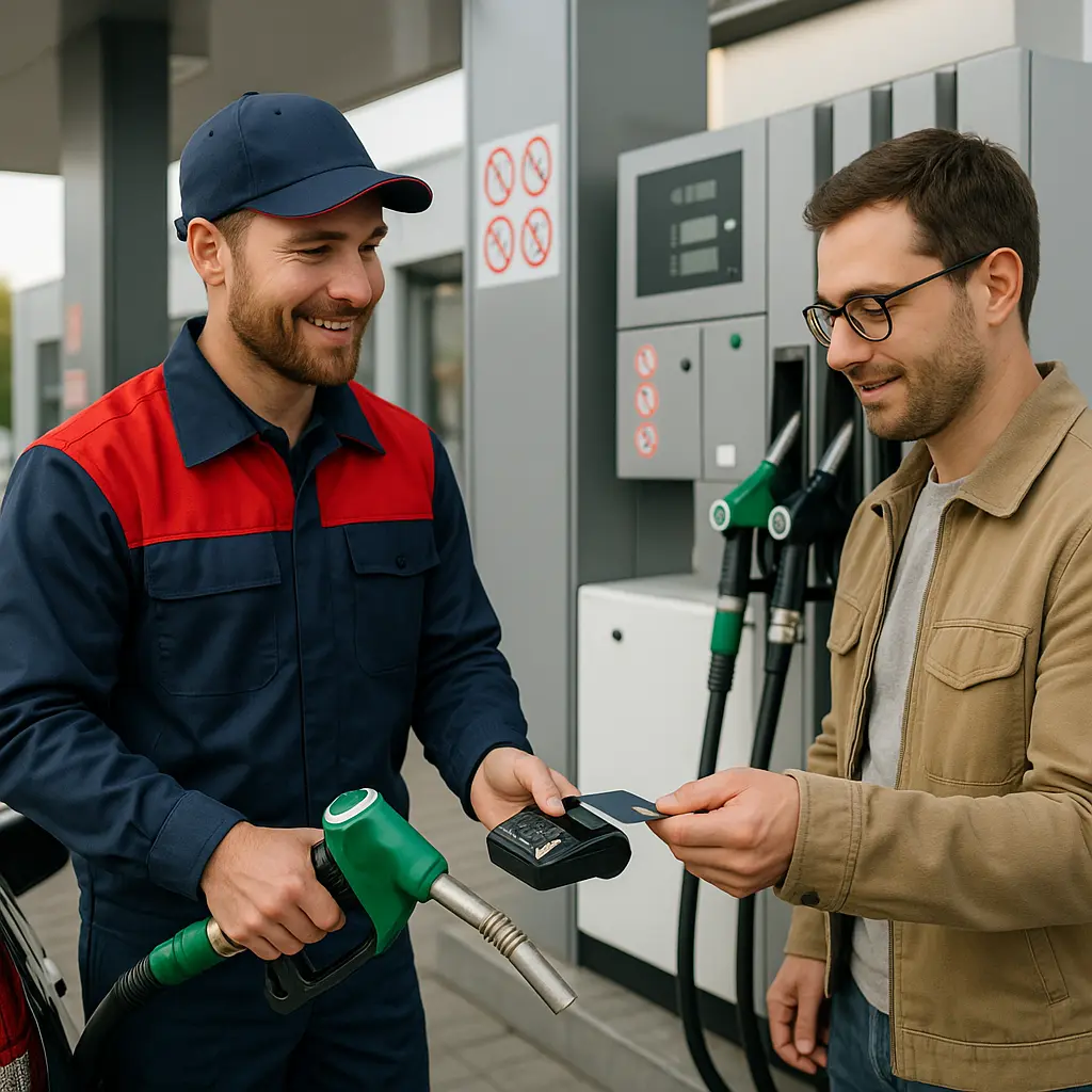 Addetto alla pompa Image