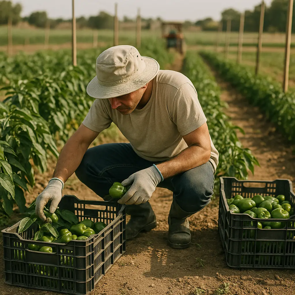 Bracciante stagionale Image
