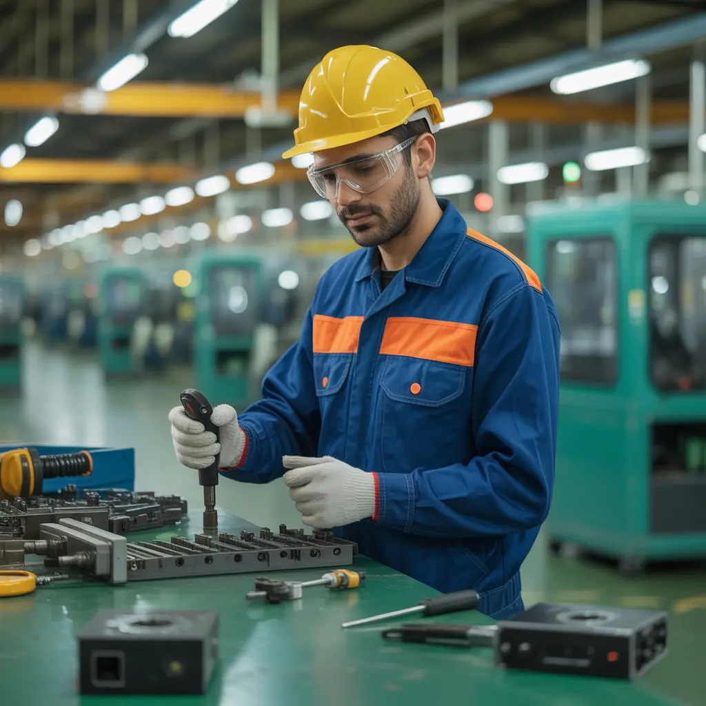 Operatore di linea di assemblaggio Image