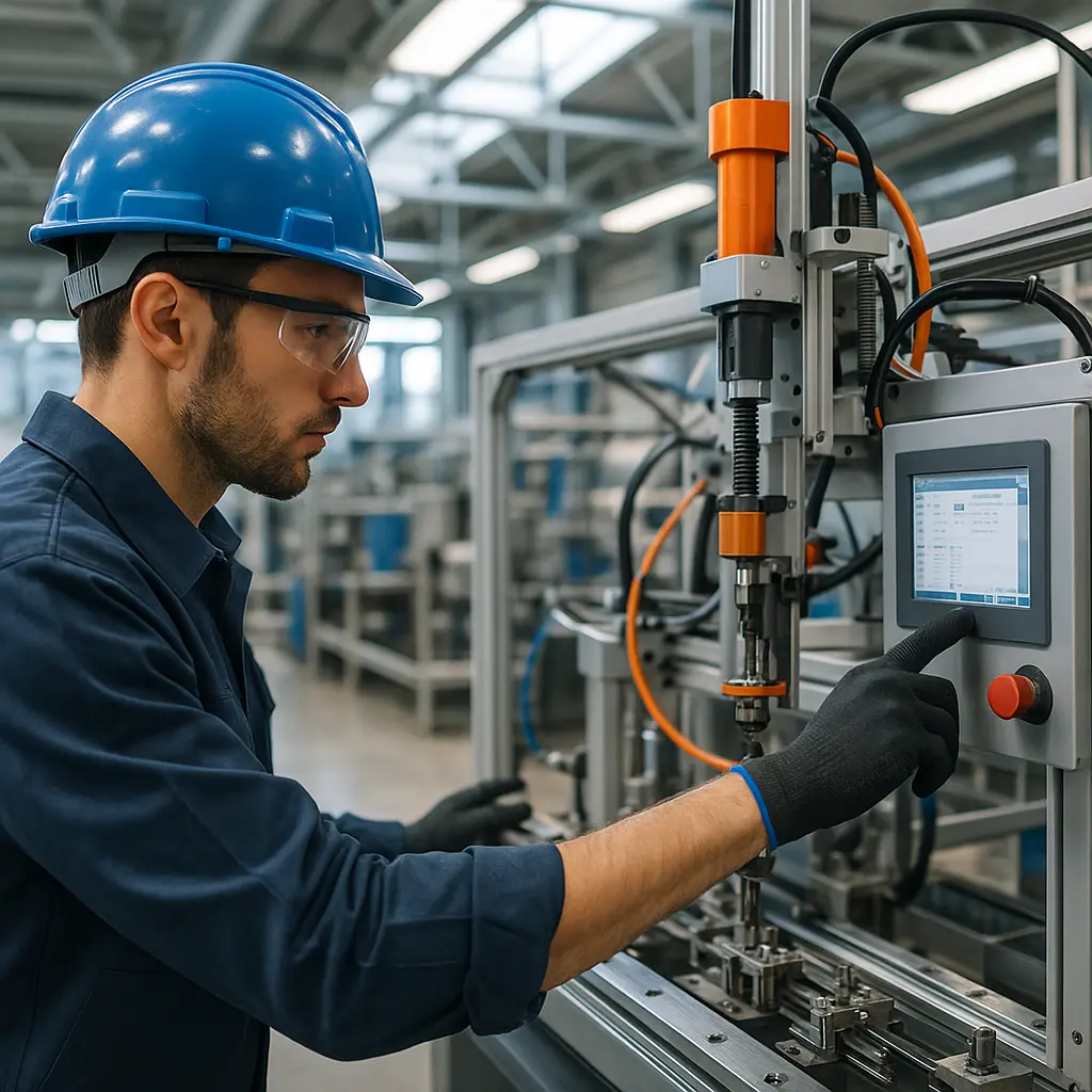 Operatore di Macchine di Inserimento Image