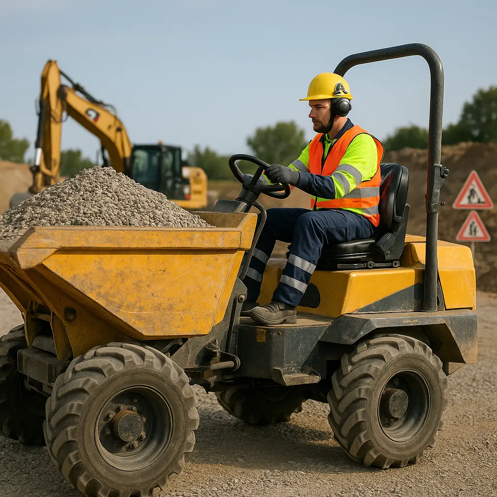 Operatore di veicolo dumper Image