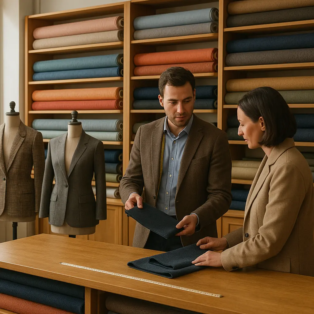 Negoziante di Tessuti Image