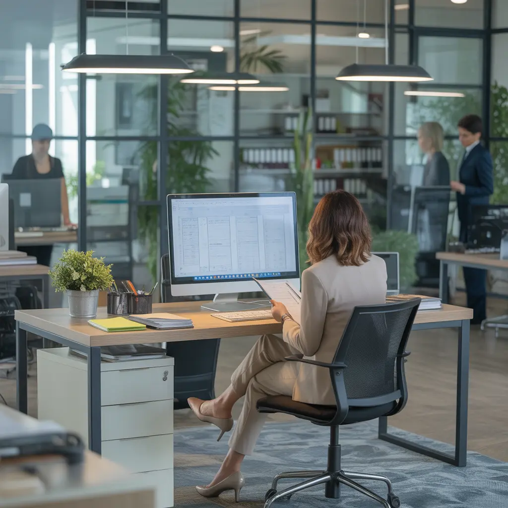 Specialista dei benefici per i reclami Image