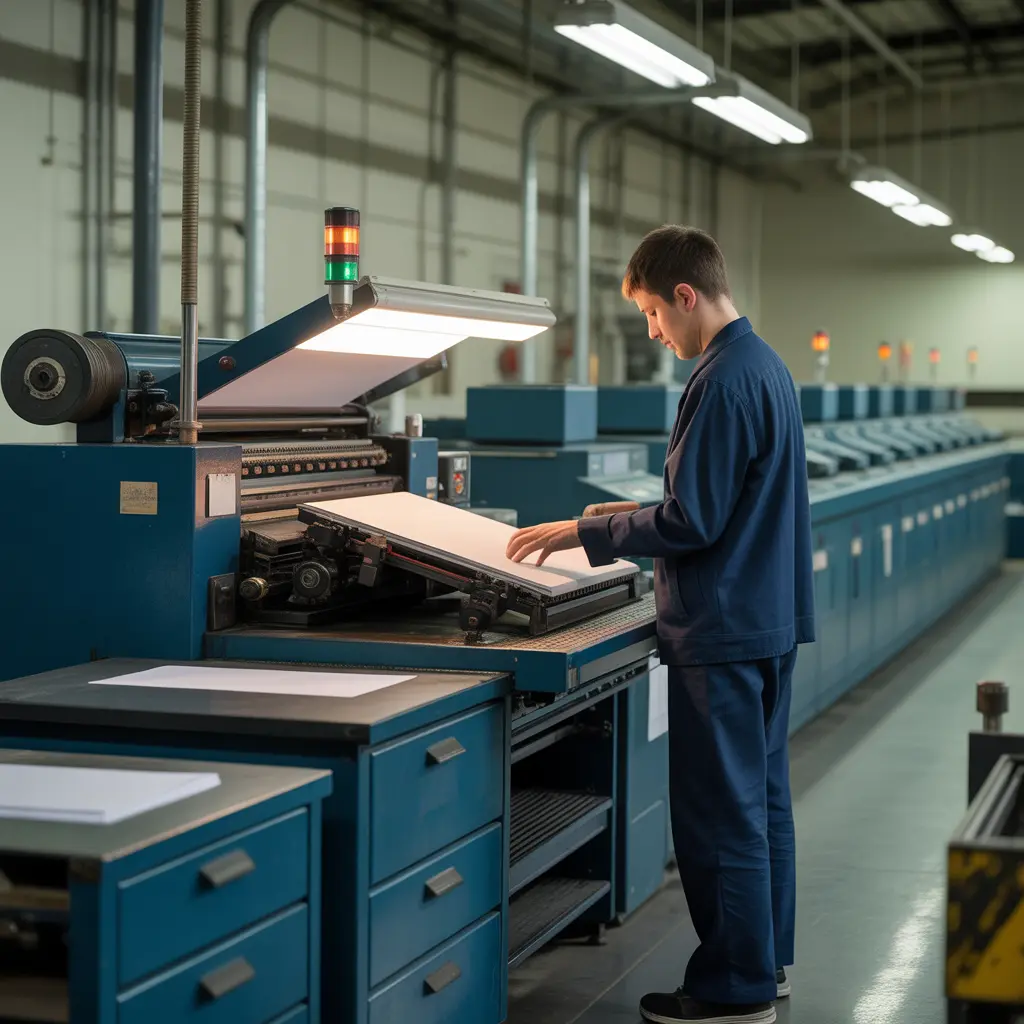 Operatore di Stampa Offset Image