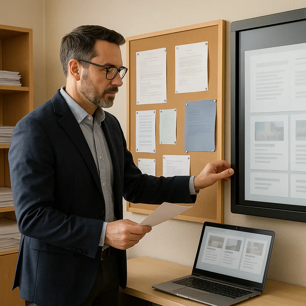 Scrittore di bacheche Image